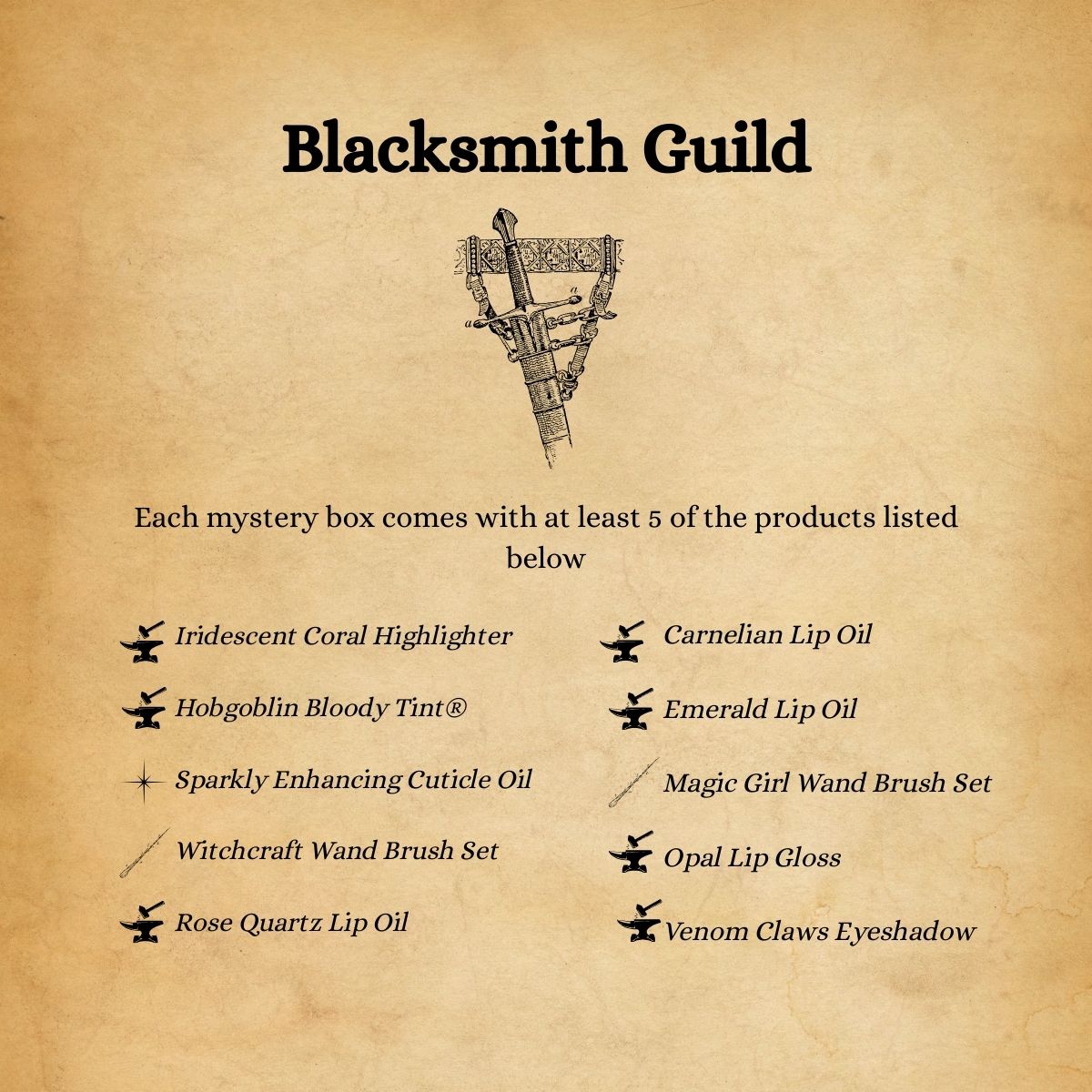 Guild Themed Mystery Box