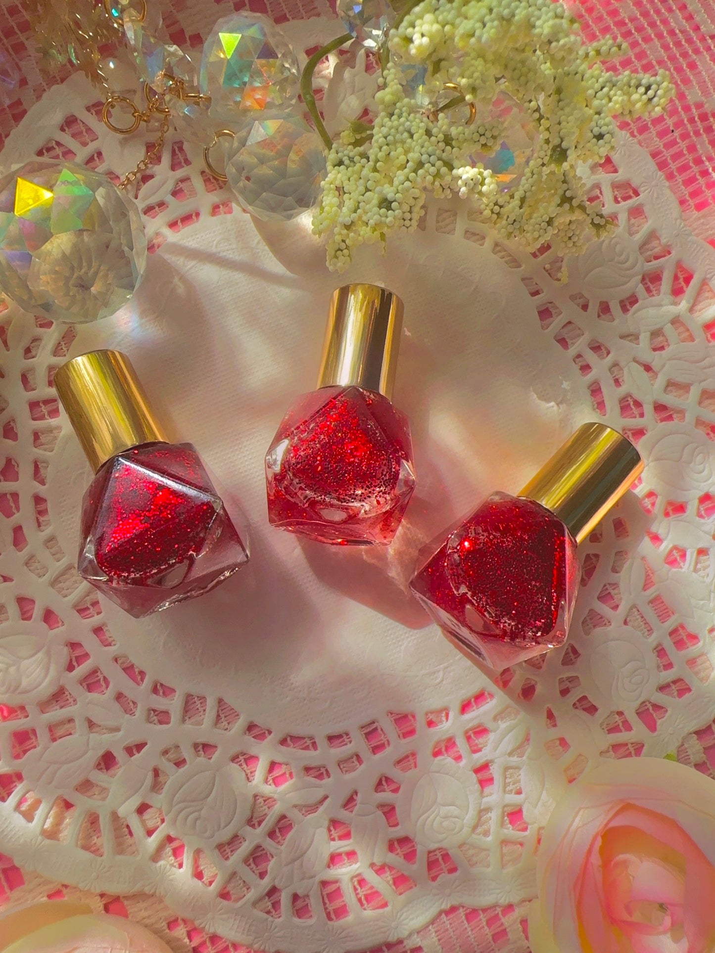 “Ruby" Crystal Lip Oil